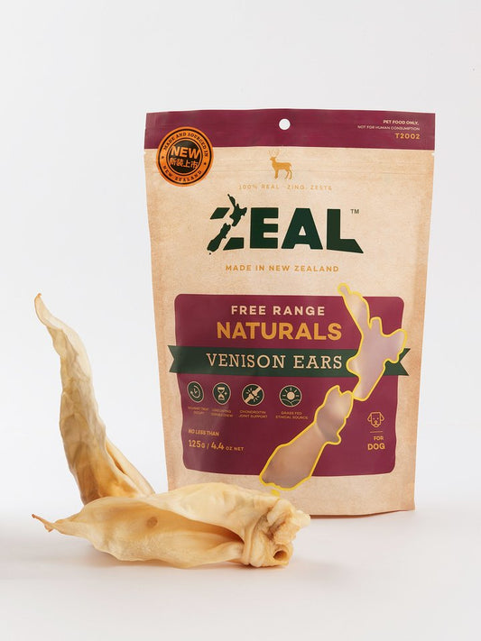 Zeal – Free Range Naturals – Venison Ears 125g
