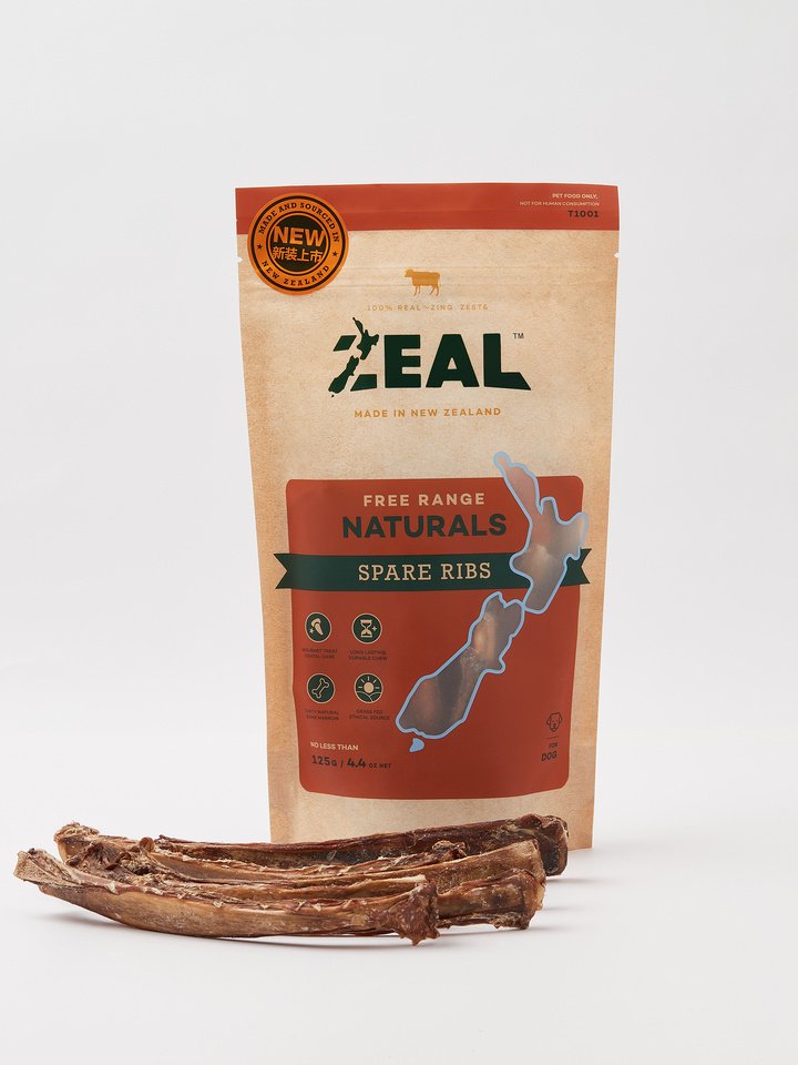 Zeal – Free Range Naturals – Spare Ribs 125g