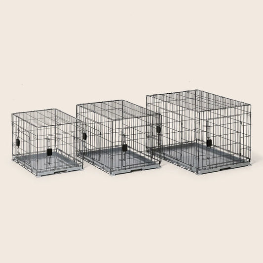 Snooza – Dog – 2 in 1 – Convertible Graphite Training Crate