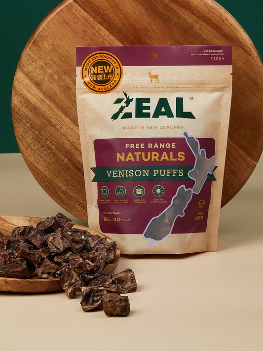 Zeal – Free Range Naturals – Venison Puffs 85g