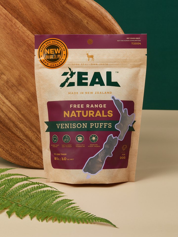 Zeal – Free Range Naturals – Venison Puffs 85g