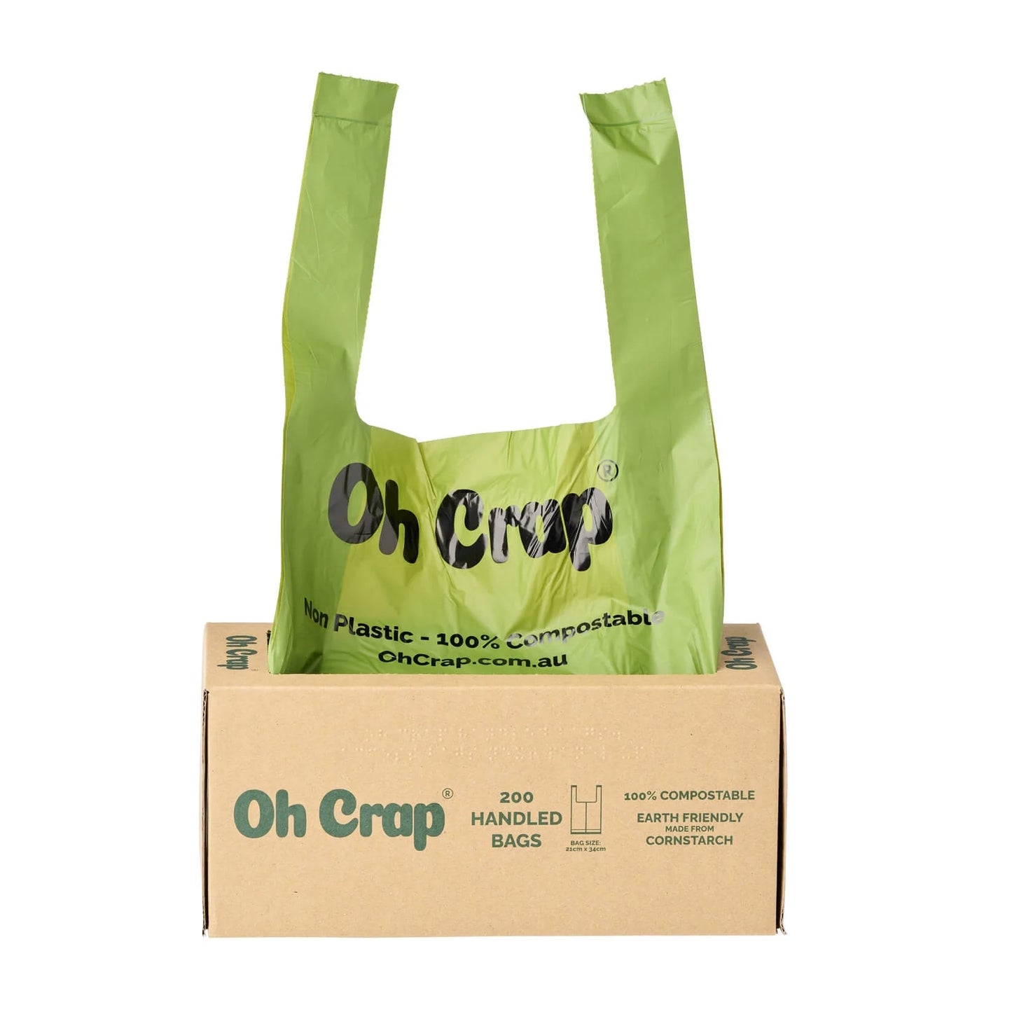 Oh Crap – Compostable Dog Poop Bags With Handles