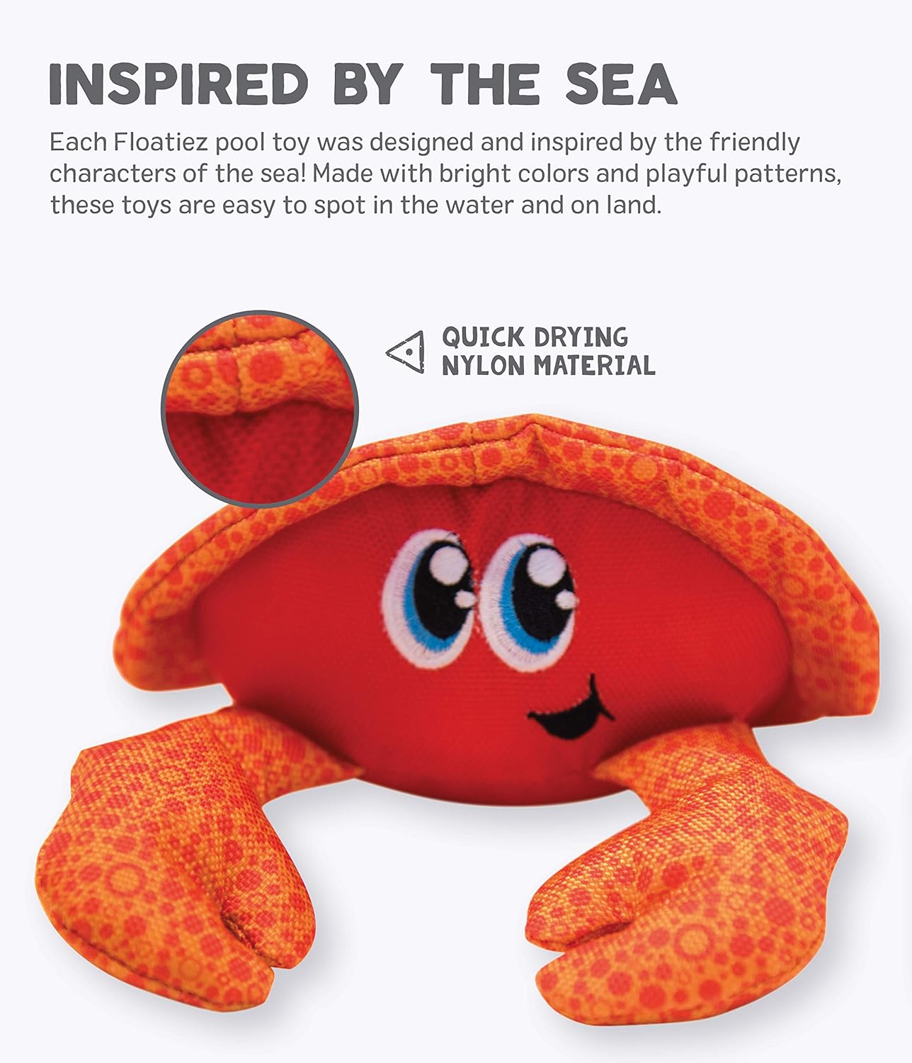 Outward Hound Floatiez – Crab | Water-Friendly Dog Toy