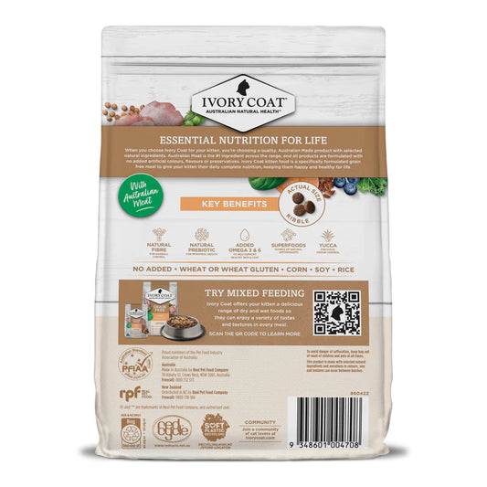 Ivory Coat – Kitten – GRAIN FREE Chicken 2kg