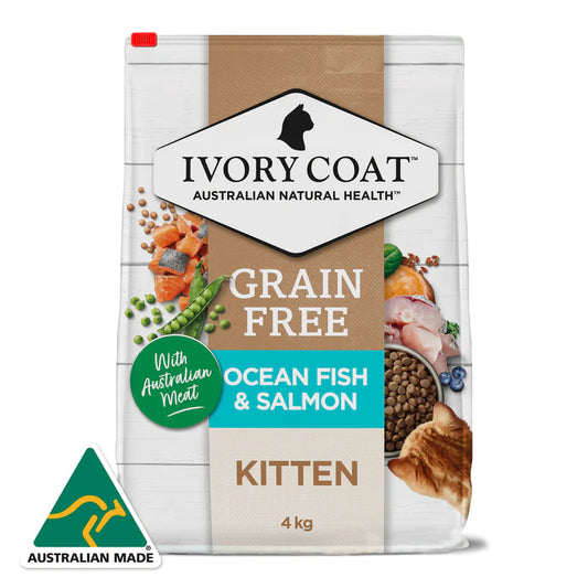 Ivory Coat – Kitten – GRAIN FREE Ocean Fish & Salmon - 2kg
