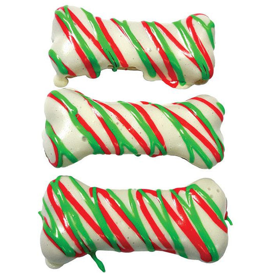 Huds and Toke – White Christmas Bone Cookies - 40 piece Bulk Box