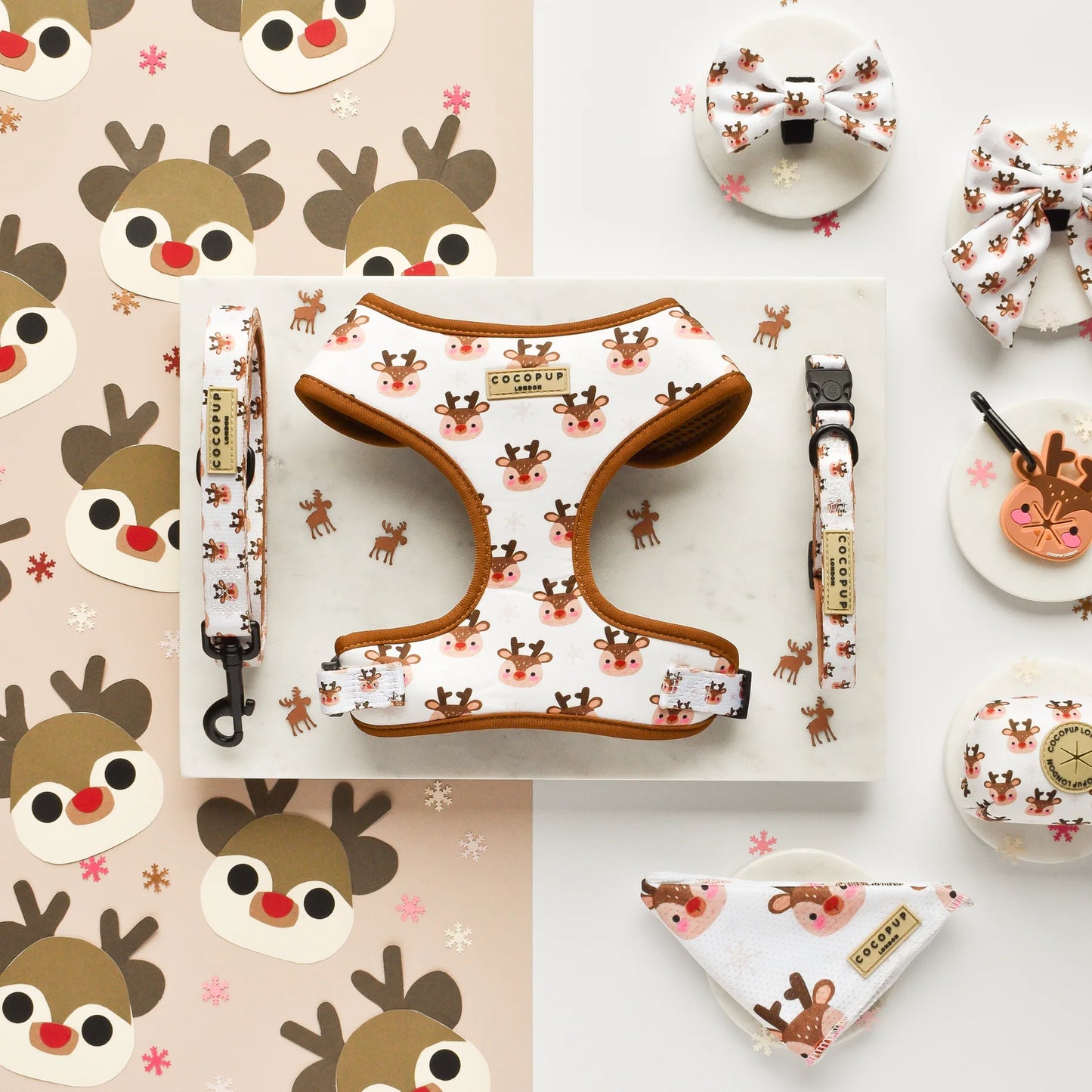 Cocopup London – Dog Collar – Ralphie Reindeer