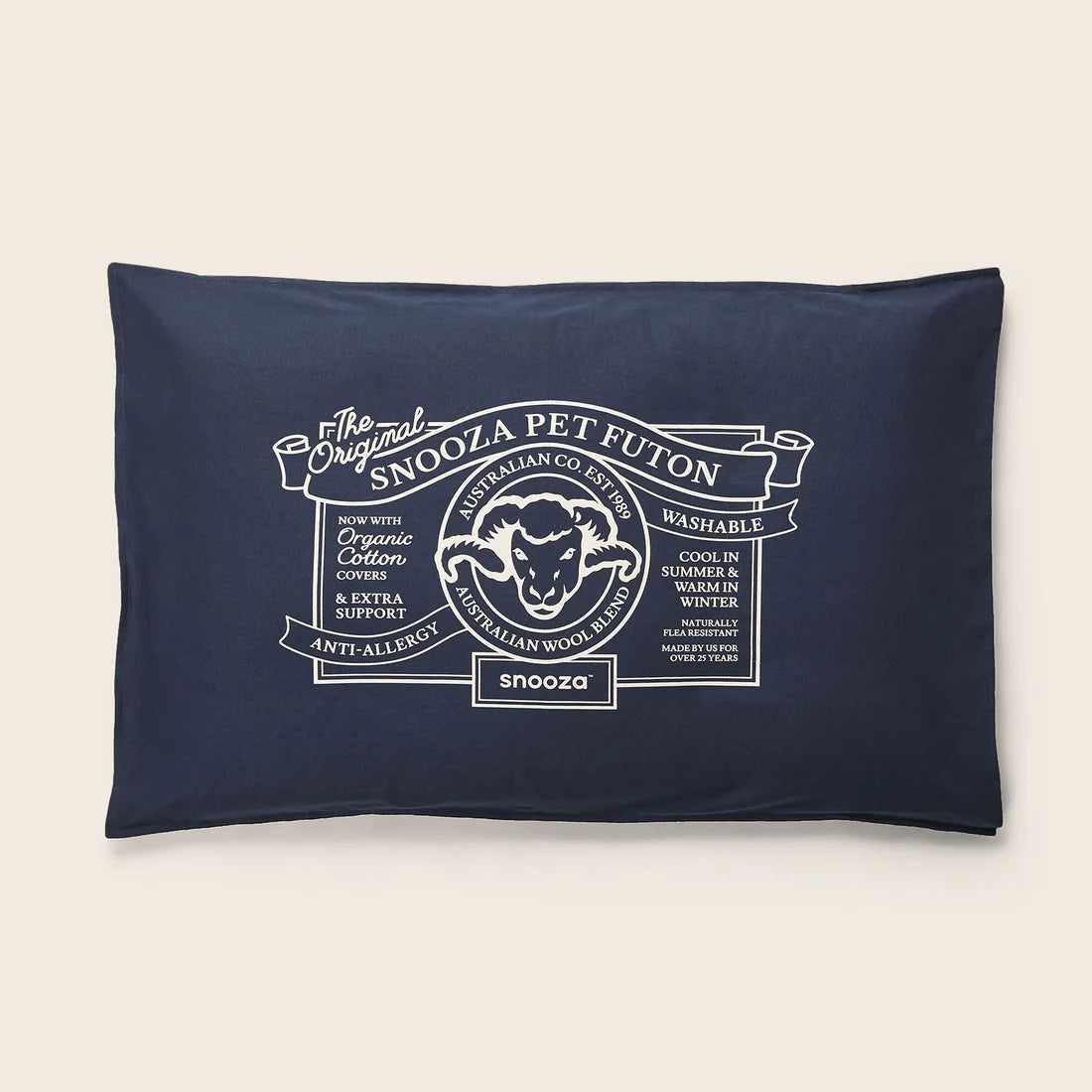 Snooza – Organic Pet Futon – Blue