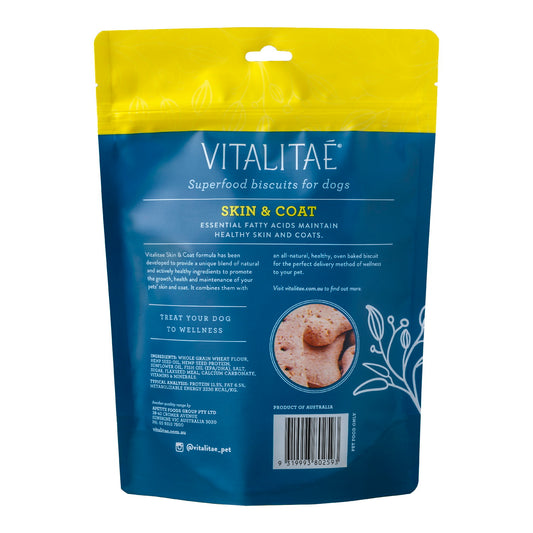 Vitalitae – Superfood Biscuits for Dogs – Skin & Coat 350g