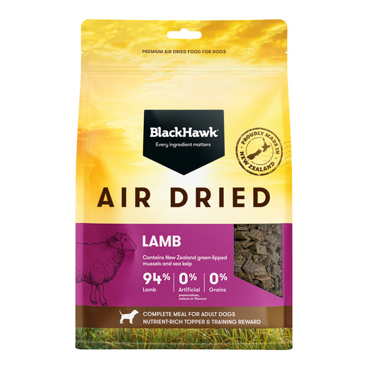 Black Hawk – Adult Dog – Air Dried Lamb