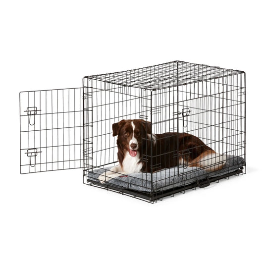 Snooza – Dog – 2 in 1 – Convertible Graphite Training Crate