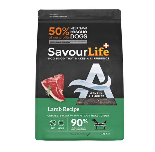 SavourLife – Adult Dog – Air Dried Lamb Recipe 1kg
