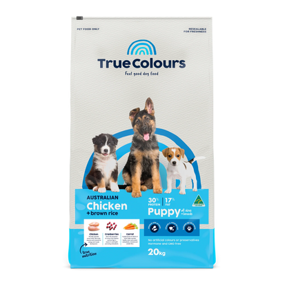 True Colours – Puppy – Australian Chicken + Brown Rice