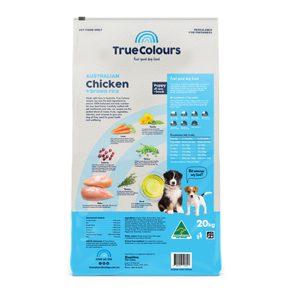 True Colours – Puppy – Australian Chicken + Brown Rice