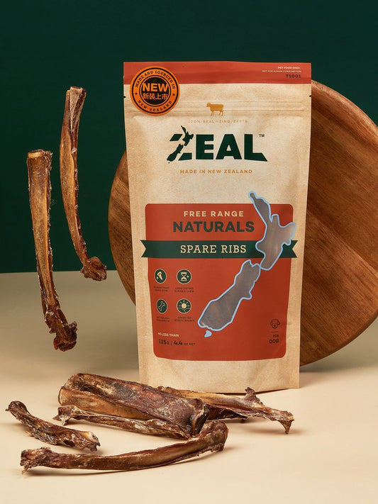 Zeal – Free Range Naturals – Spare Ribs 125g