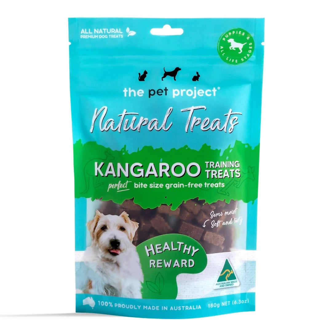 The Pet Project – Natural Treats – Kangaroo Training Treats 100g