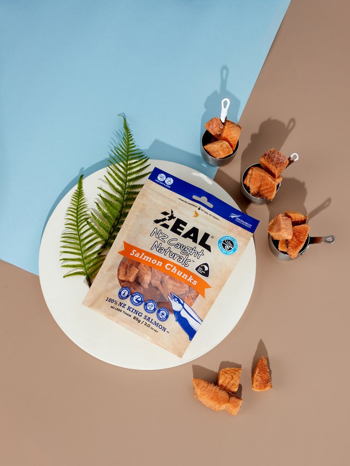 Zeal NZ Caught Naturals – Salmon Chunks 85g