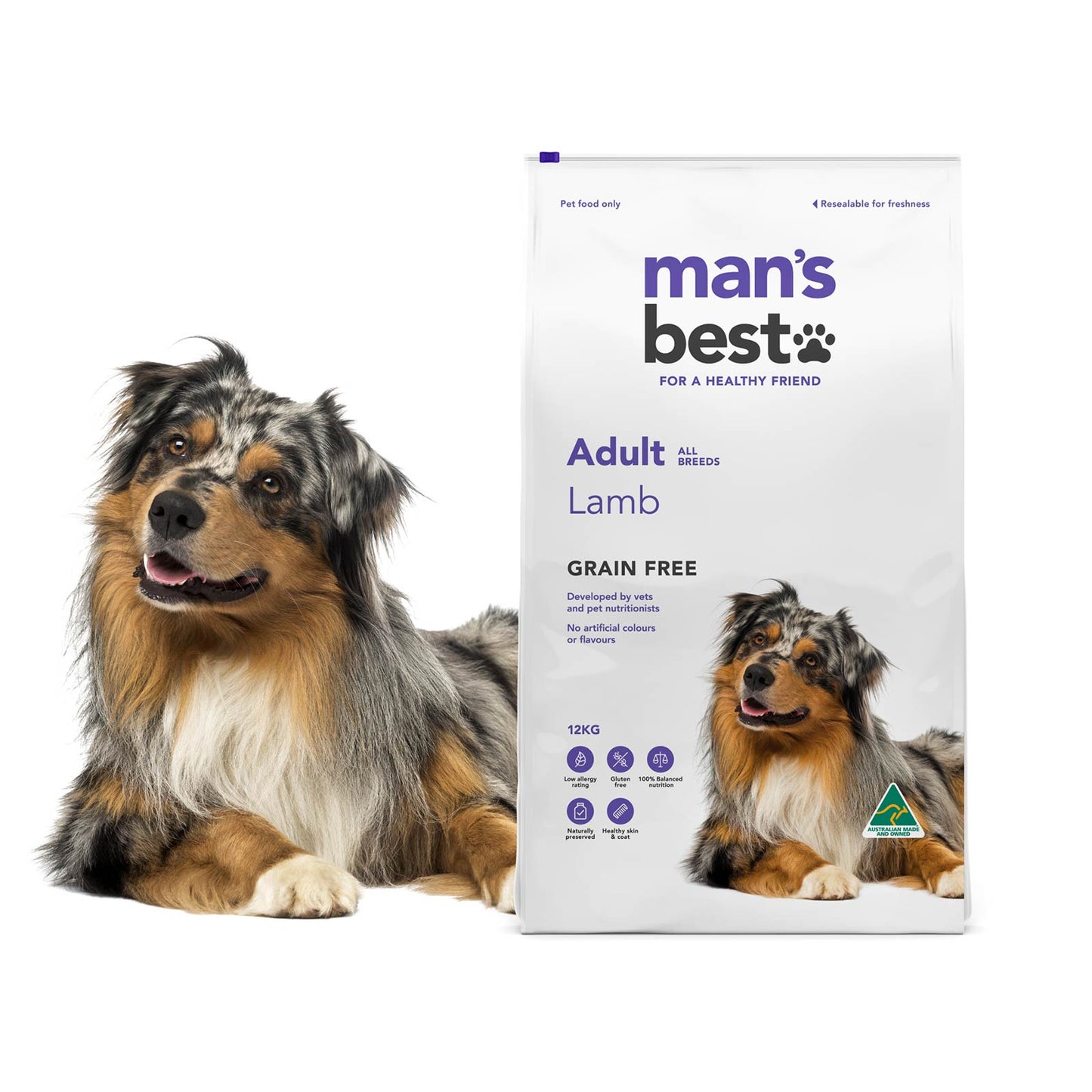 Man’s Best – Adult Dog – GRAIN FREE – Ocean Fish with Sardines (Copy)