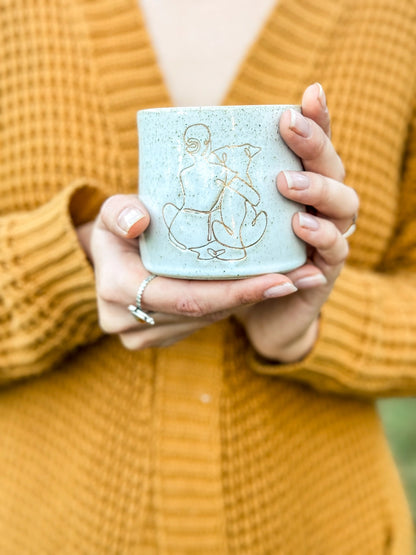 Ceramic Mug - Girl Hugging Dog