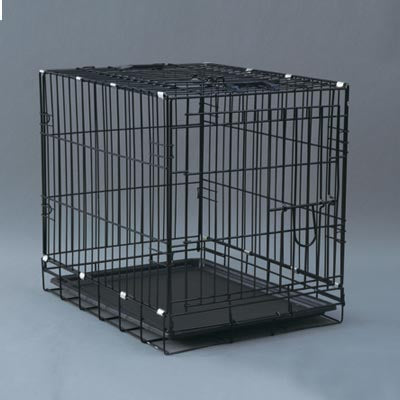 The Pet Worx Metal Dog Crate is strong, durable, and easy to clean. It features a secure latch, foldable design, and comfortable space for crate training or travel.