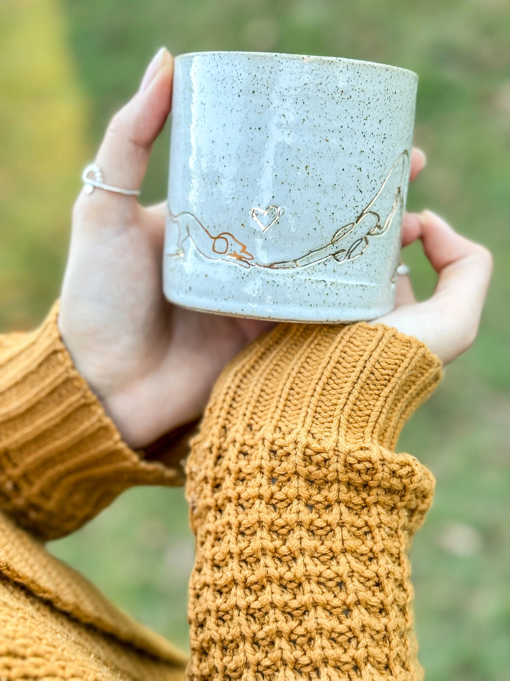 Ceramic Mug - Puppy Love Yoga