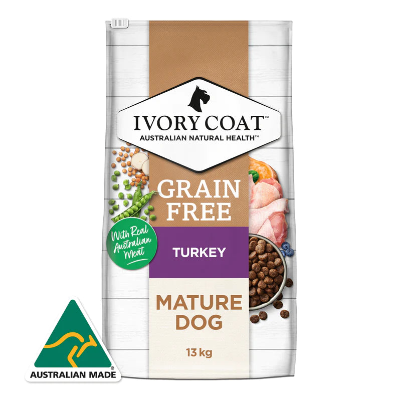 Ivory Coat – Mature Dog – GRAIN FREE – Turkey