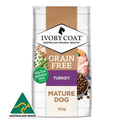 Ivory Coat – Mature Dog – GRAIN FREE – Turkey