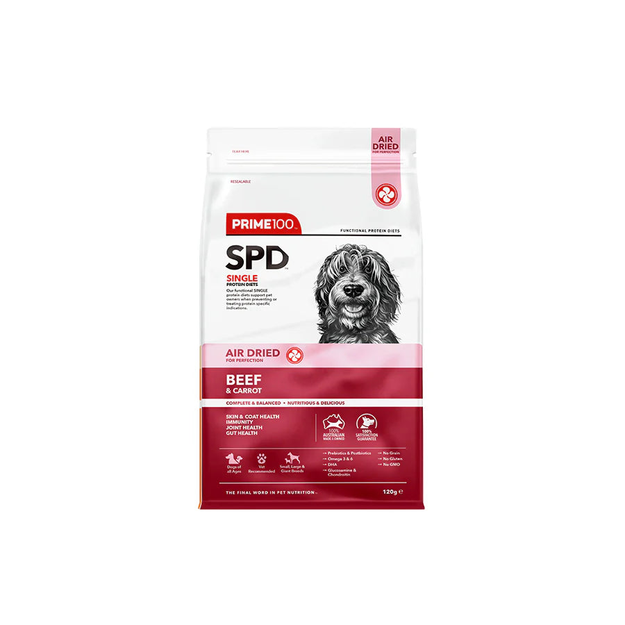 Prime100 – SPD Air Dried – Beef & Carrot