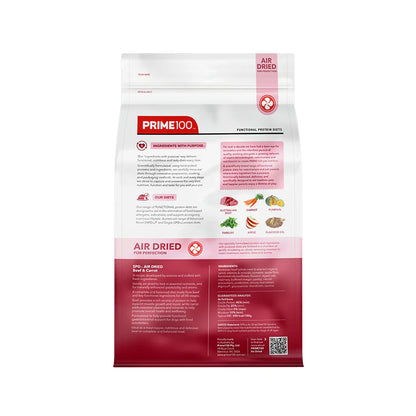 Prime100 – SPD Air Dried – Beef & Carrot