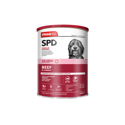 Prime100 – SPD Air Dried – Beef & Carrot