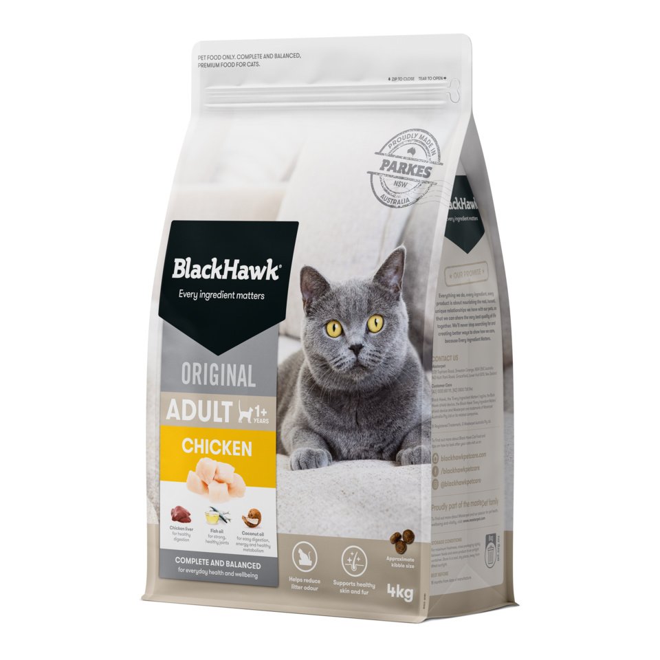 Black Hawk Adult Cat Food - Chicken