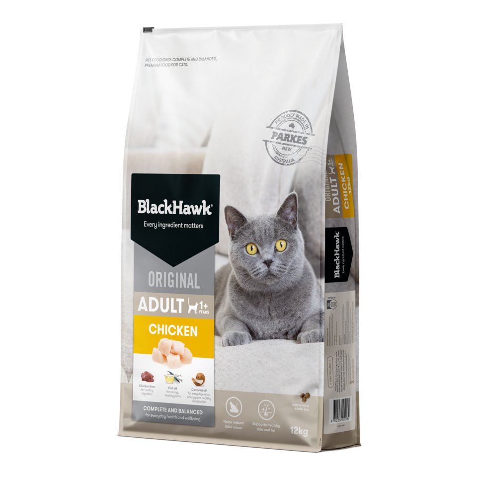Black Hawk Adult Cat Food - Chicken