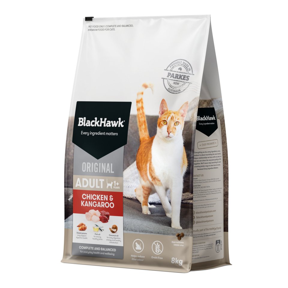 Black Hawk Adult Cat Dry Food - Chicken & Kangaroo