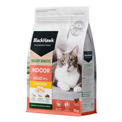 Black Hawk Adult Cat Dry Food Healthy Benefits – Indoor Cats - Chicken