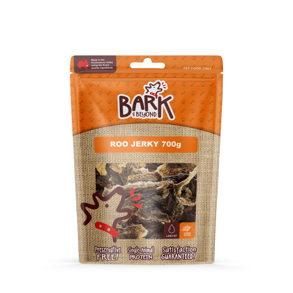 Bark & Beyond – Roo Jerky - 700g