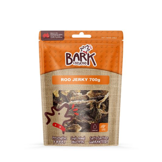 Bark & Beyond – Roo Jerky - 700g