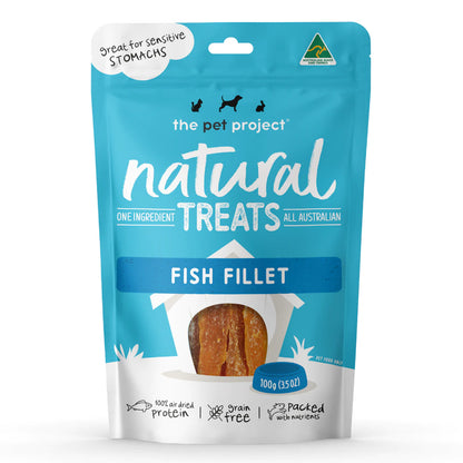 The Pet Project – Natural Treats – Fish Fillet 100g
