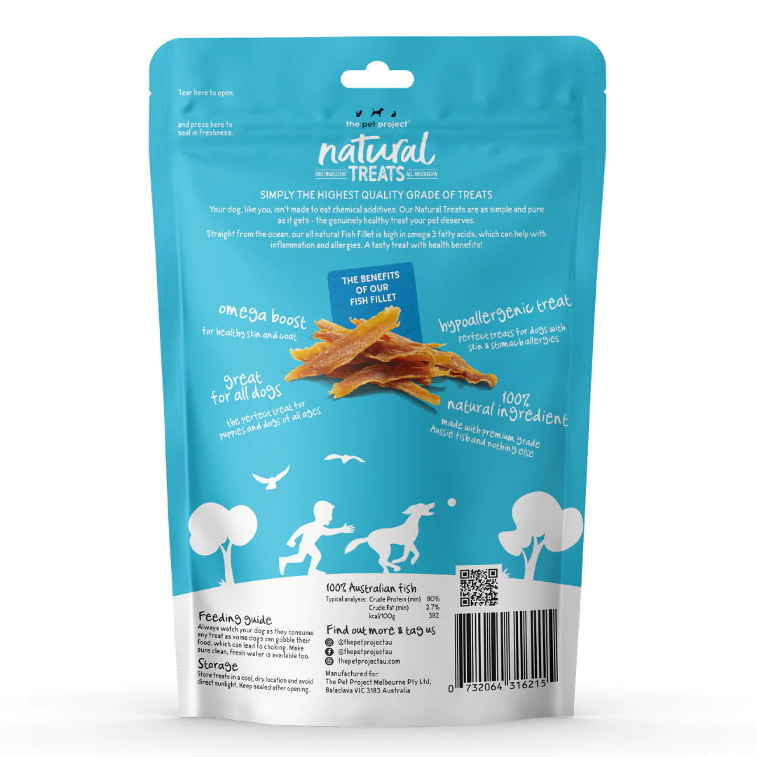 The Pet Project – Natural Treats – Fish Fillet 100g