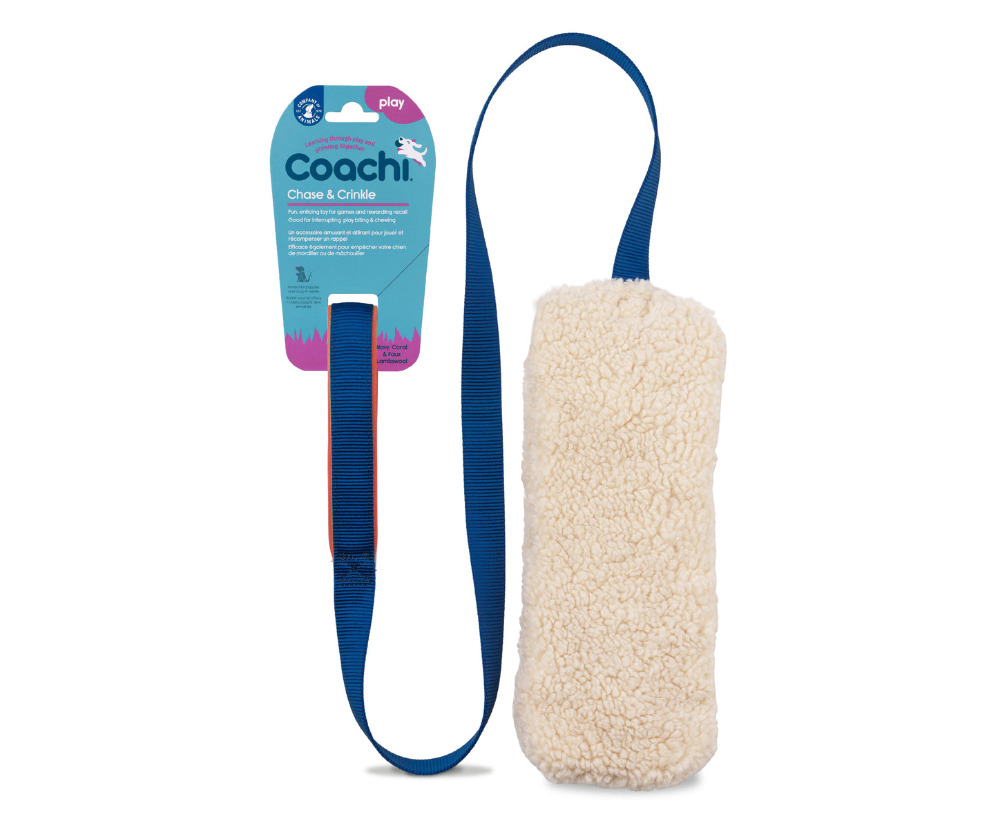 Coachi – Chase & Crinkle Dog Toy