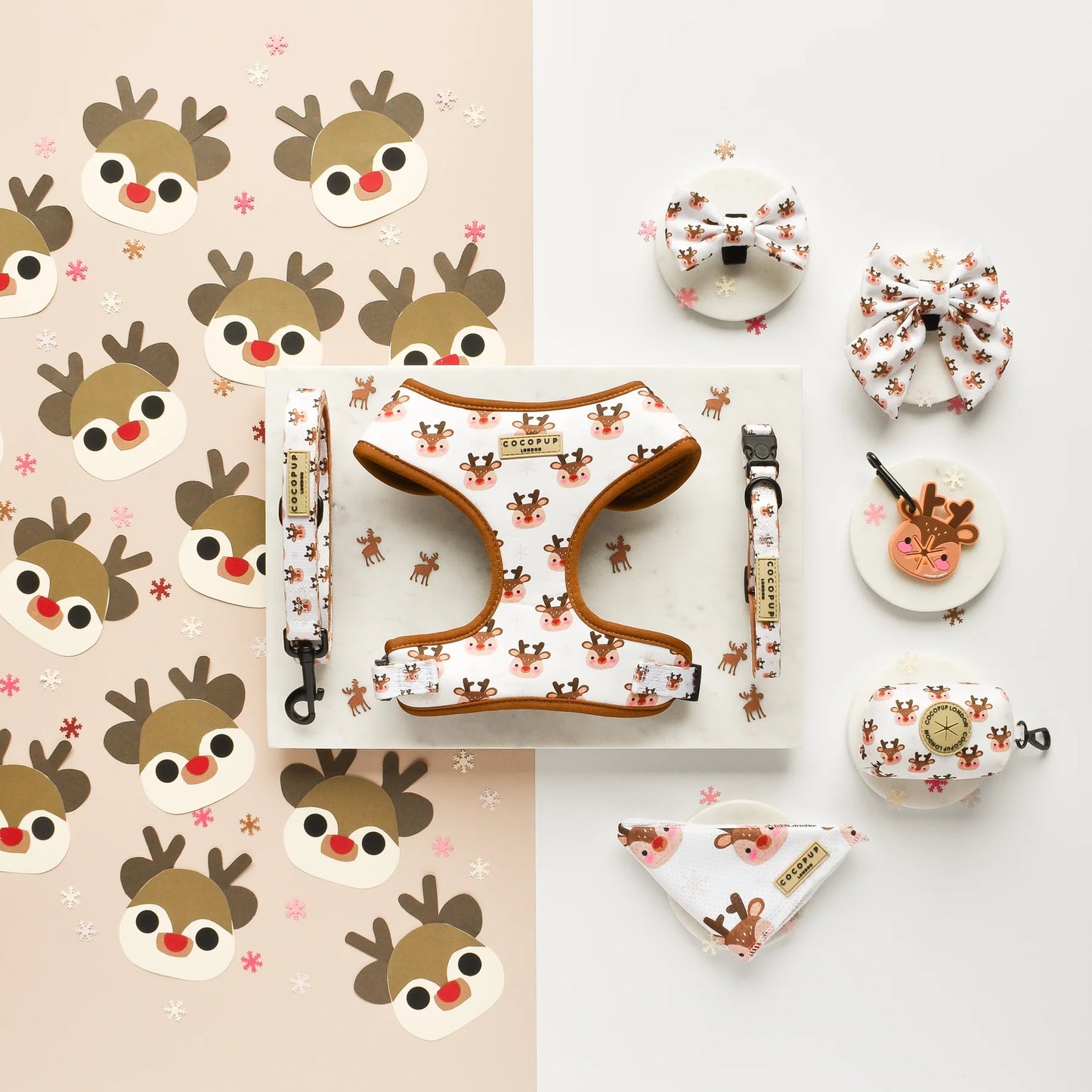 Cocopup London – Dog Lead – Ralphie Reindeer