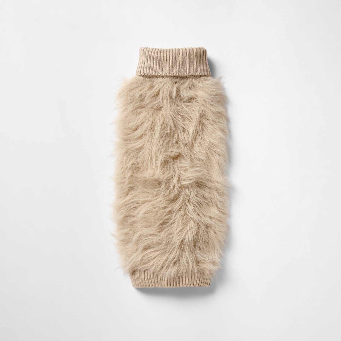 long faux fur coat for small to medium dogs