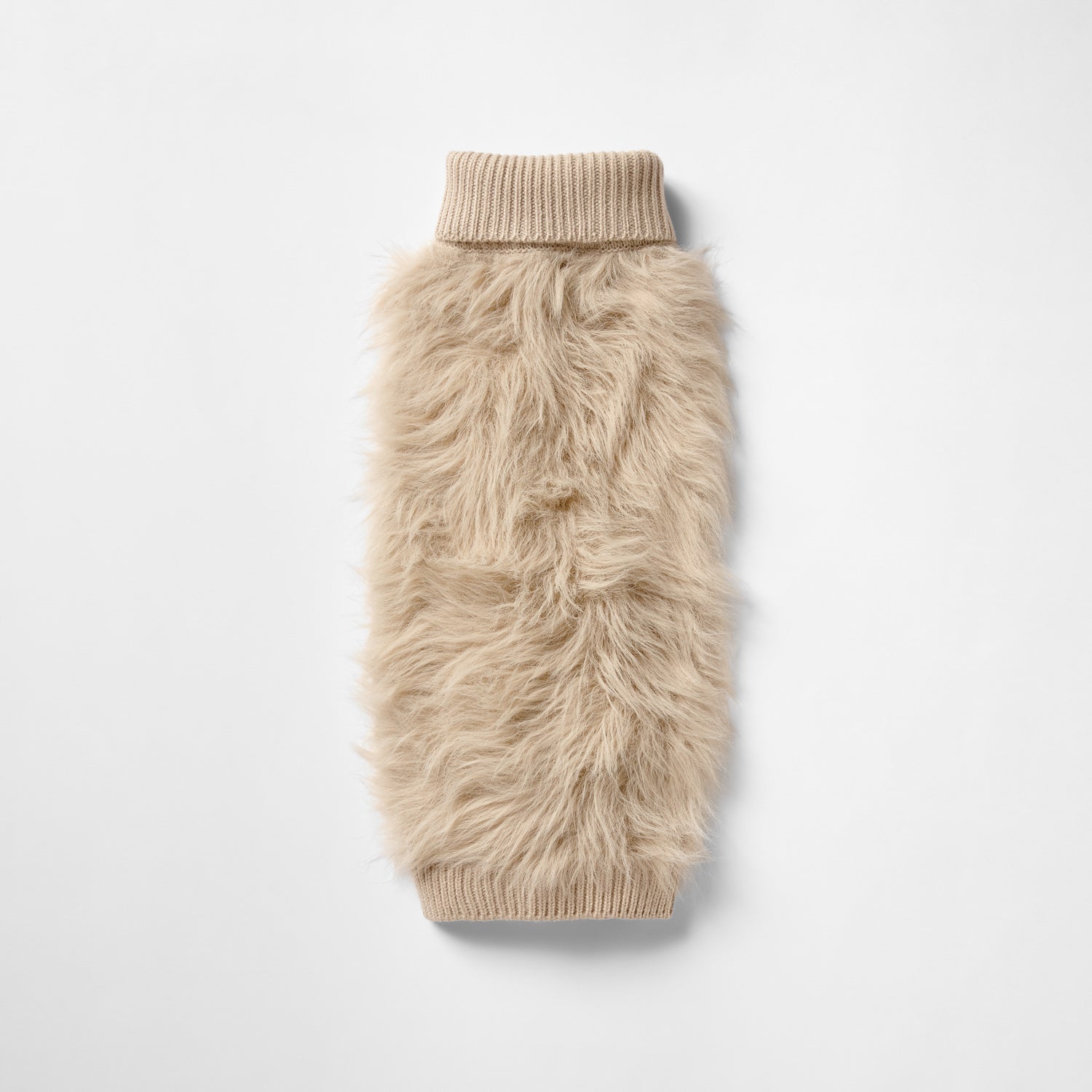 long faux fur coat for small to medium dogs