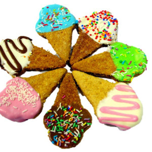 Huds and Toke Little Ice Cream Cones Bulk Pack of 40