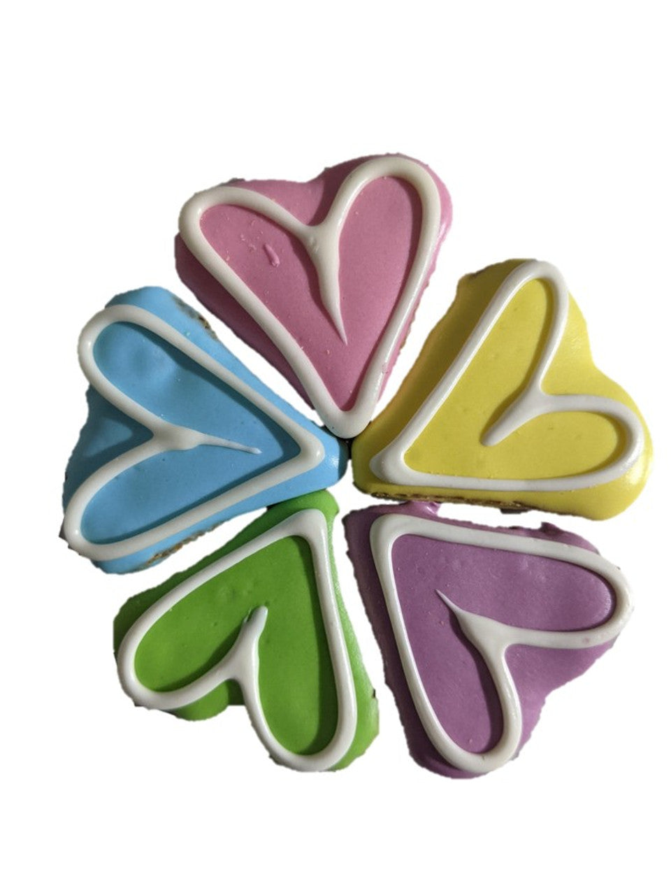 Huds and Toke Little Doggy Love Hearts Bulk Pack of 40