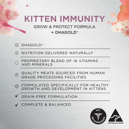 Ivory Coat – Kitten – Wet Food Trays – Inspired By Raw – Kitten Immunity 12x85g