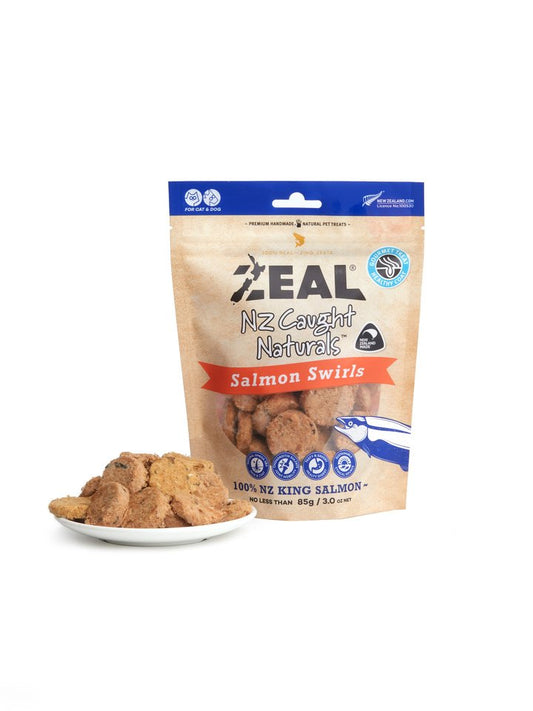 Zeal – NZ Caught Naturals – Salmon Swirls 85g