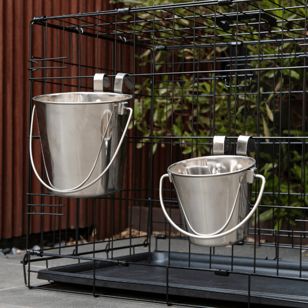 Stainless Steel Flat Sided Bucket