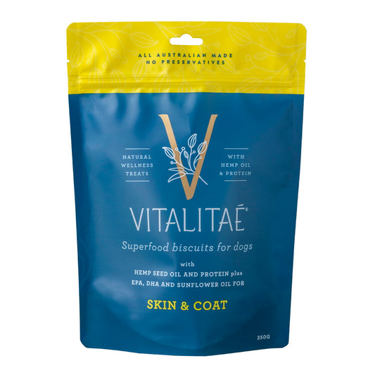Vitalitae – Superfood Biscuits for Dogs – Skin & Coat 350g