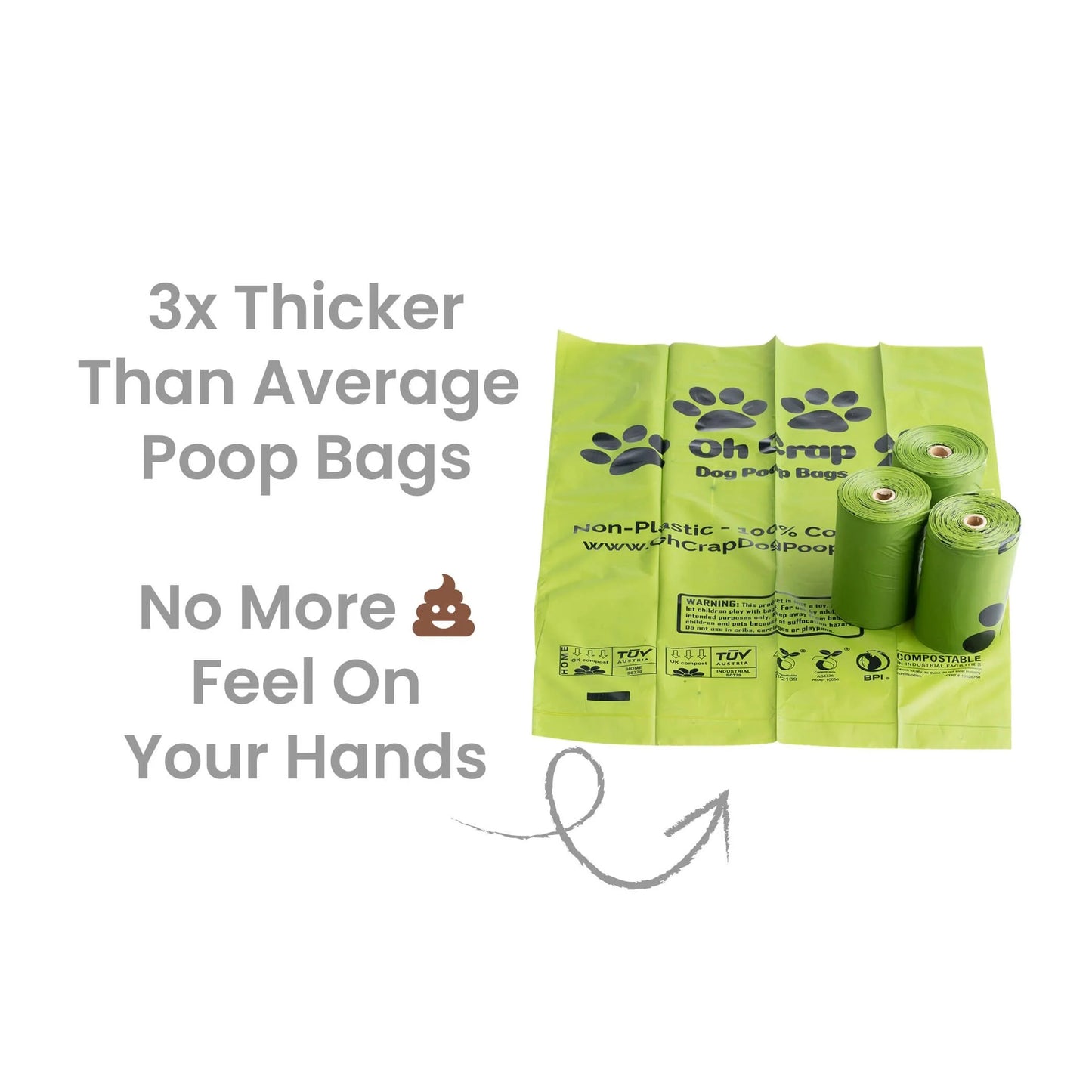 Oh Crap – Compostable Dog Poop Bags