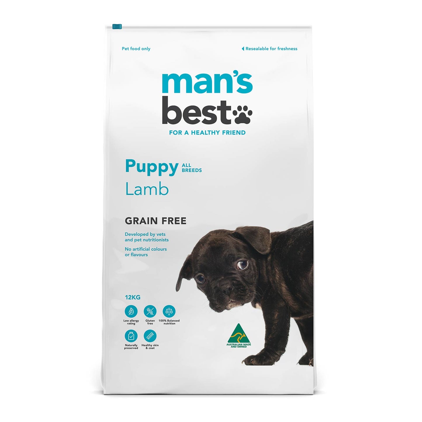 Man’s Best – Puppy – GRAIN FREE – Lamb